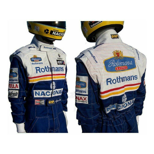 Ayrton Senna 1994 Rothmans F1 Williams Racing Vintage Suit – SAM WEARS