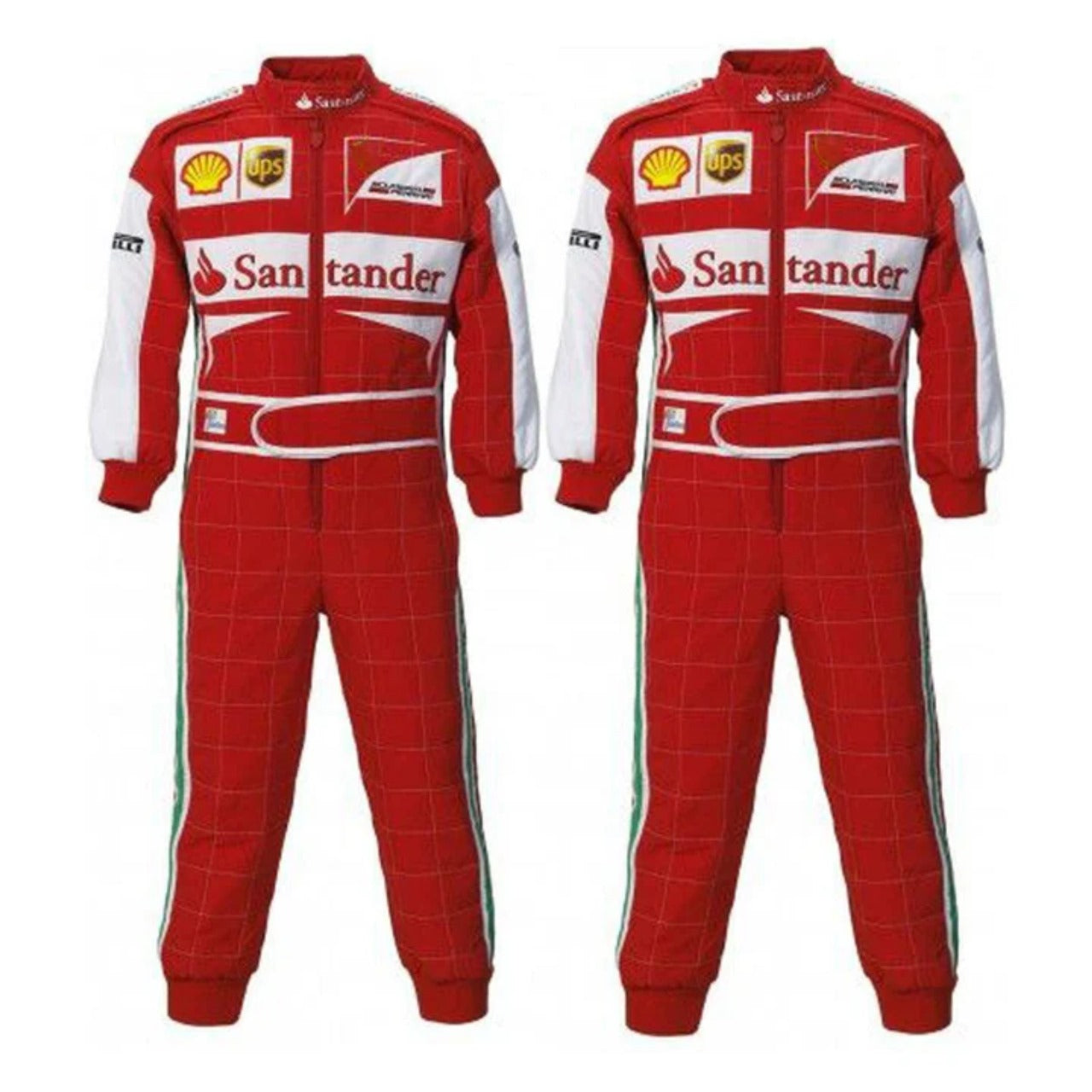 F1 Santander Embroidered Protective Clothing Racing Gear Suit