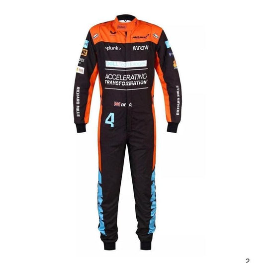 Lando Norris 2025 F1 Team New McLaren Sublimation Printing Protective Racing Gear Suit
