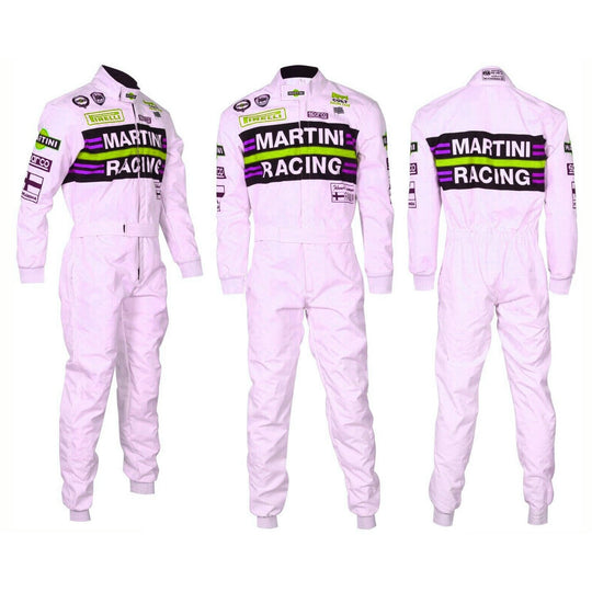 Martini Embroidered Racing Protective Clothing Racing Gear Suit