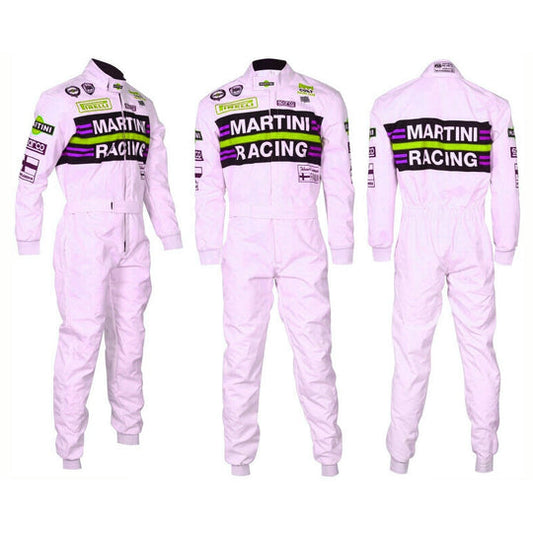 Martini Embroidered Racing Protective Clothing Racing Gear Suit