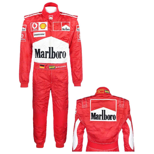 F1 Michael Schumacher Embroidered Protective Clothing Racing Gear Suit