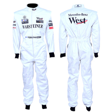 F1 Hekkinen Mercedes Racing Embroidery Protective Clothing Racing Gear Suit