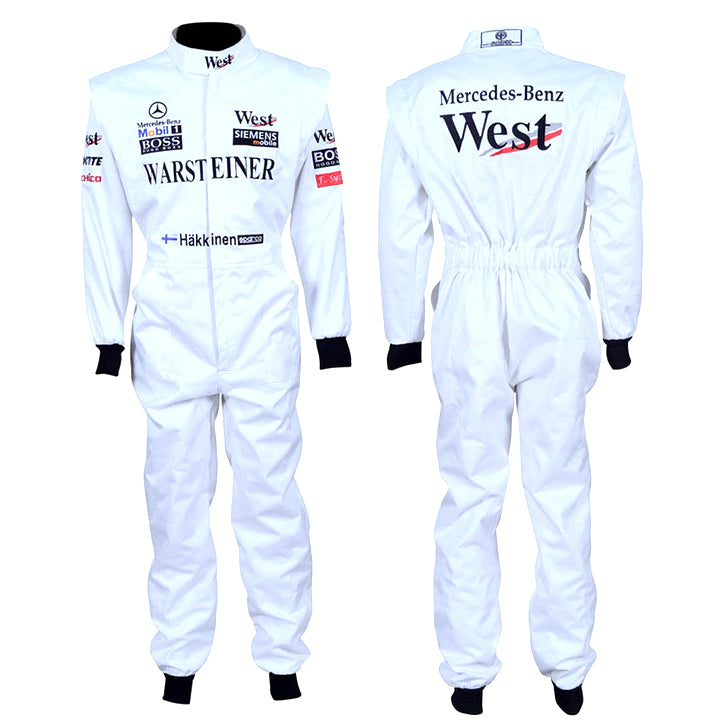 F1 Hekkinen Mercedes Racing Embroidery Protective Clothing Racing Gear Suit