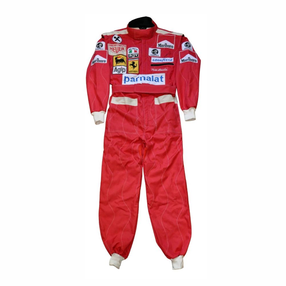 1975  Niki Lauda Marlboro Tag Heuer Vintage F1 Racing Suit 
