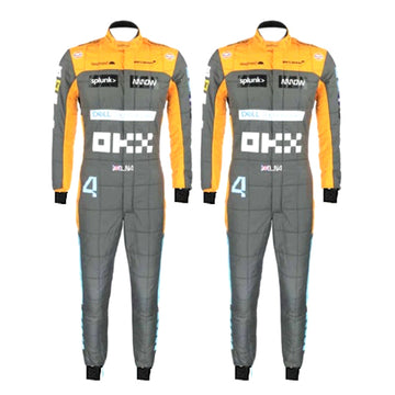 Lando Norris 2025 F1 Team New McLaren Sublimation Printing Protective Racing Gear Suit