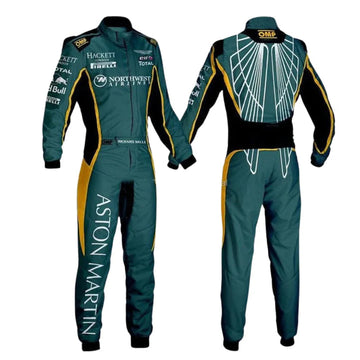 Aston Martin F1 Team Sublimation Printing Protective Clothing Racing Gear Suit