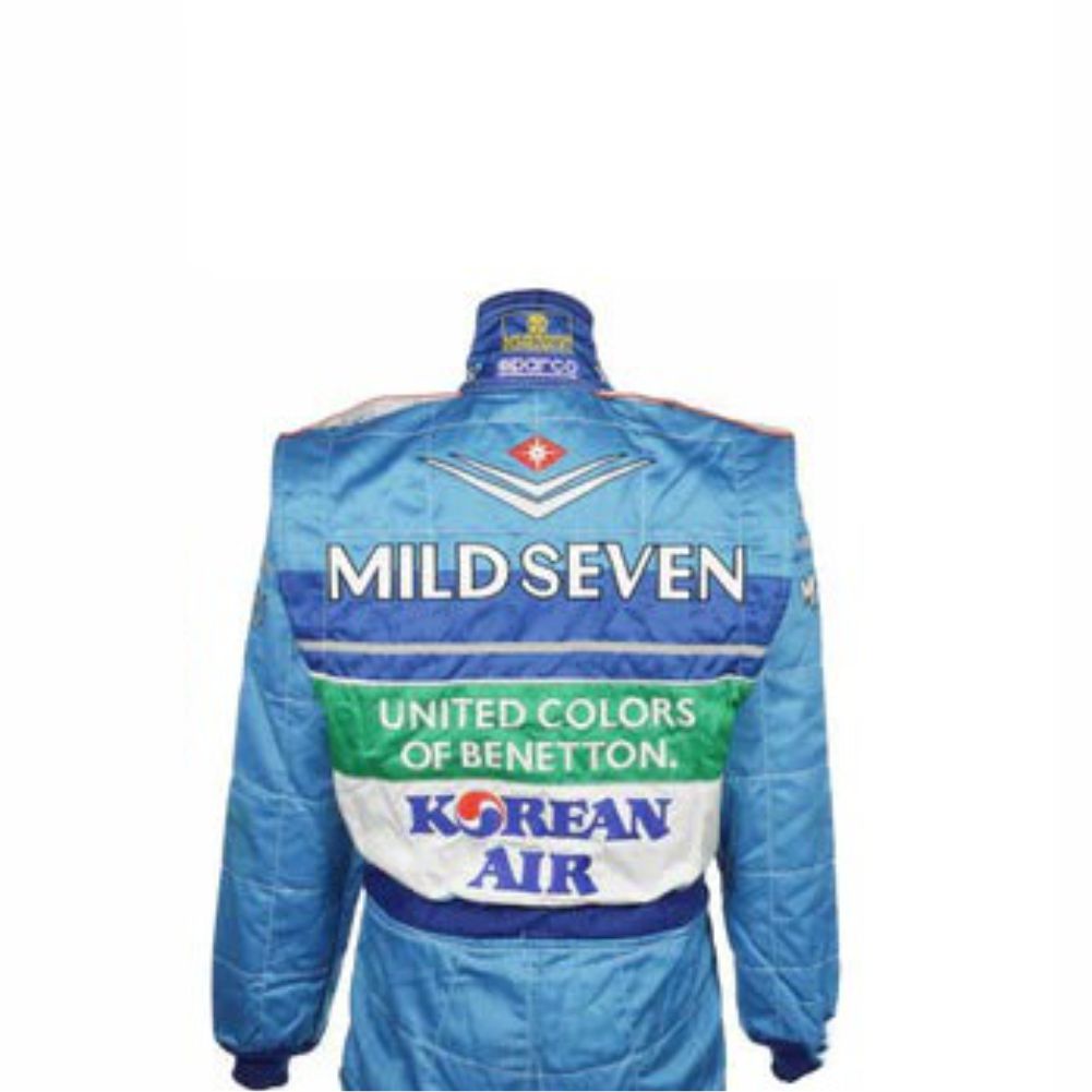2001 Jenson Button Mild Seven Benetton Renault F1 Vintage Suit