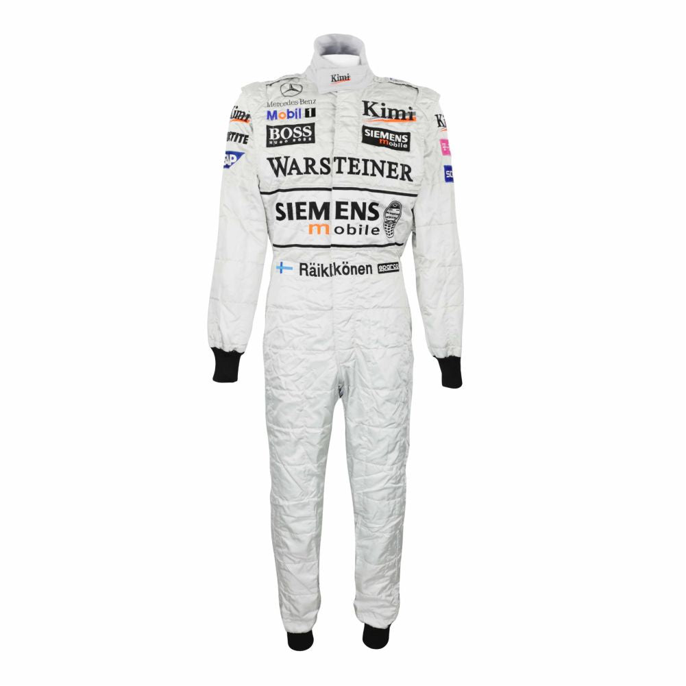 2003 Kimi Raikkonen McLaren Mercedes F1 Racing Suit