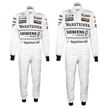 2003 Kimi Raikkonen McLaren Mercedes F1 Racing Suit
