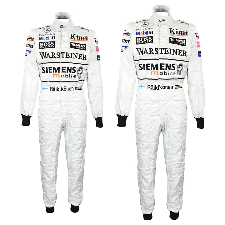 2003 Kimi Raikkonen McLaren Mercedes F1 Racing Suit