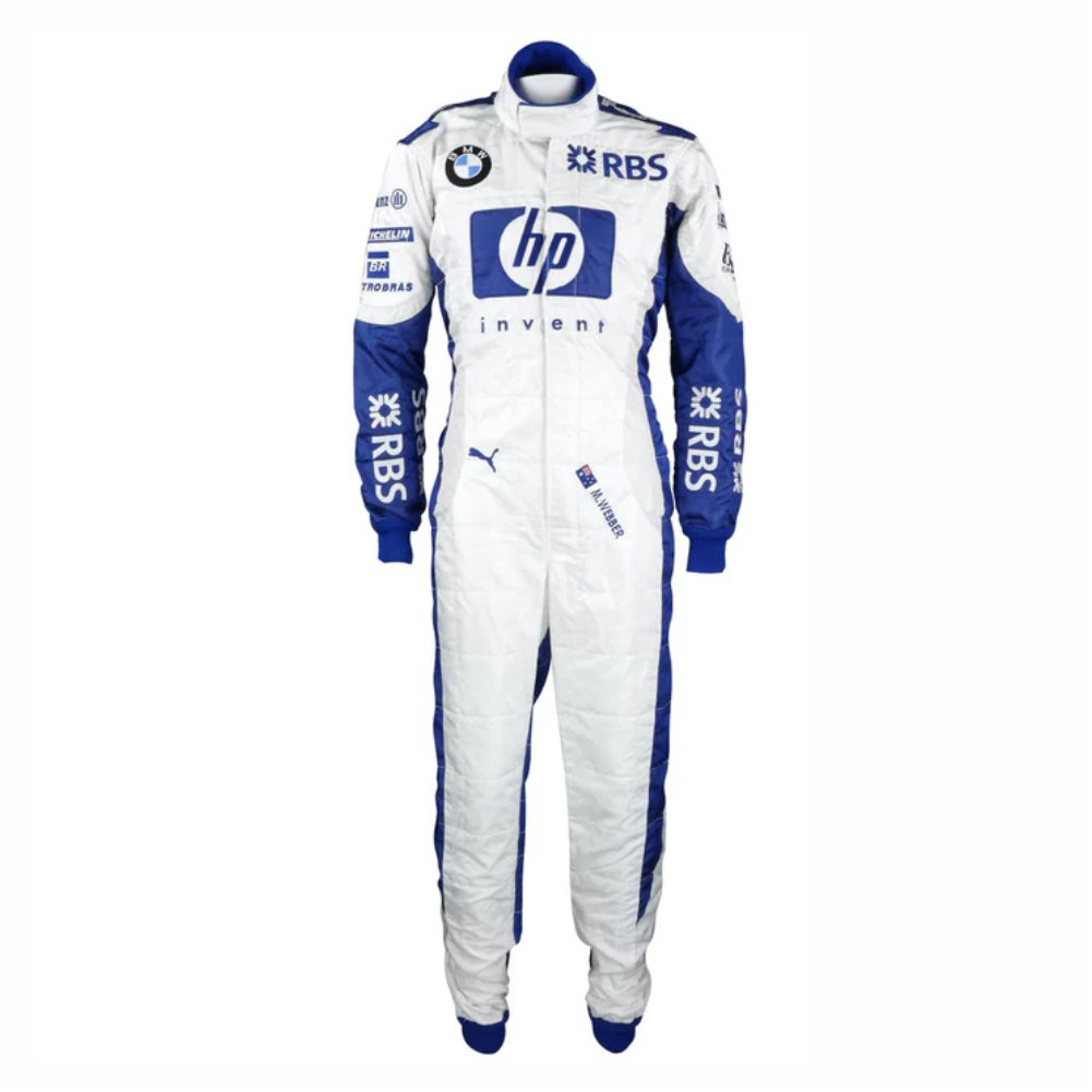 2005 Mark Webber BMW Sauber Williams HP F1 Suit