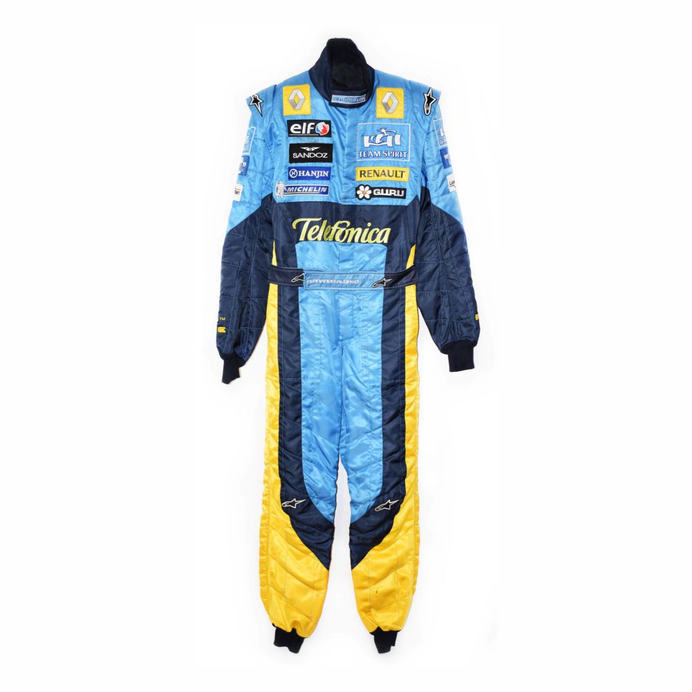 2006s Fernando Alonso Renault Telefonica F1 Racing Suit