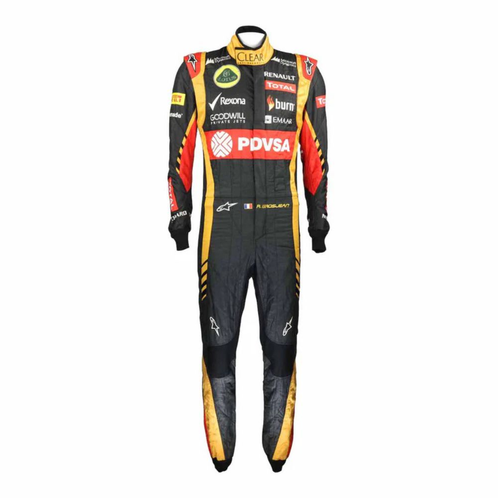 2014 Romain Grosjean Race Lotus F1 Suit