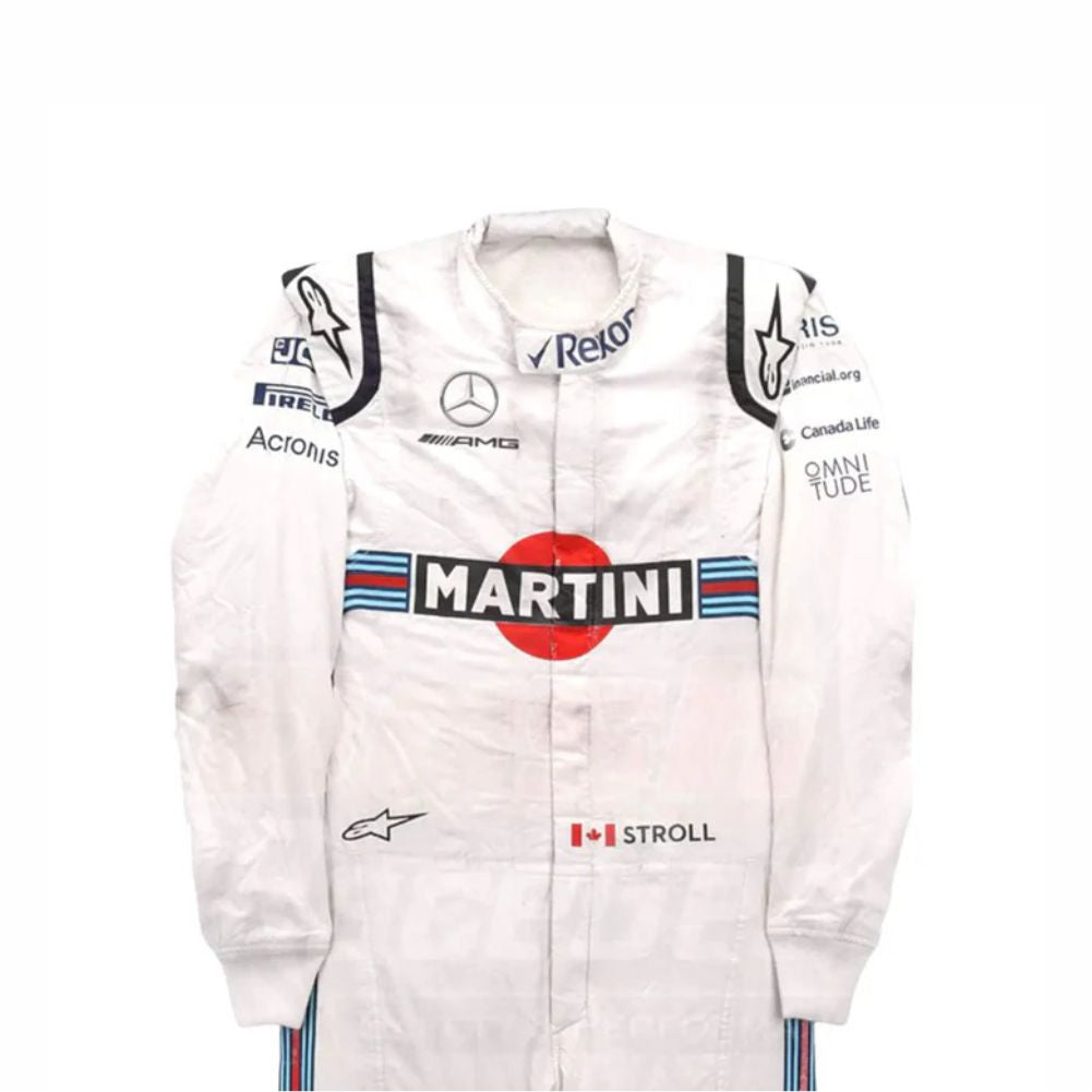 2018 Lance Stroll Williams Martini Racing Suit
