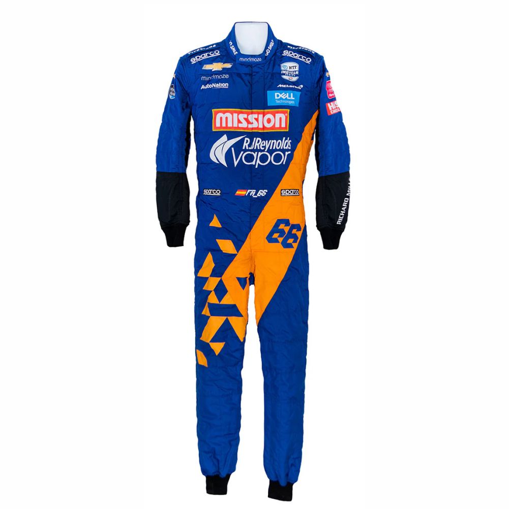 2019 Fernando Alonso Indy 500 McLaren F1 Racing Suit