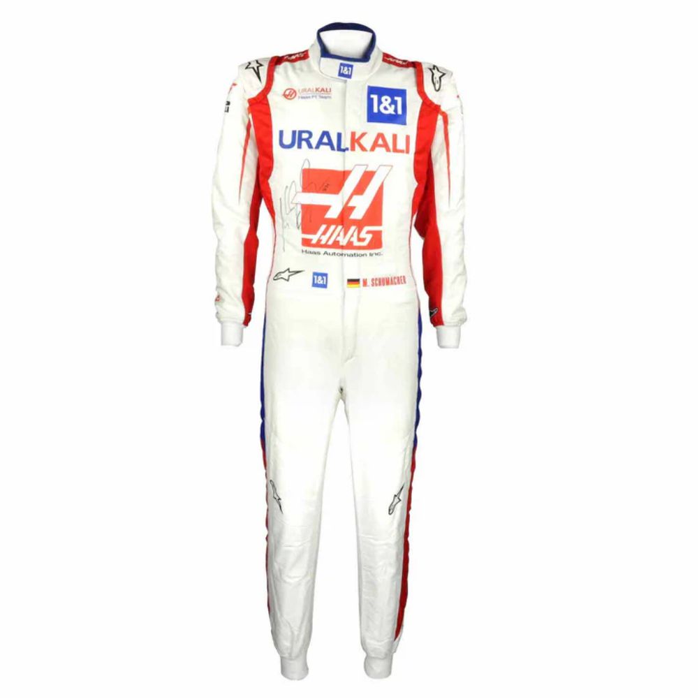 2021 Mick Schumacher Azerbaijan Haas F1 Racing Suit