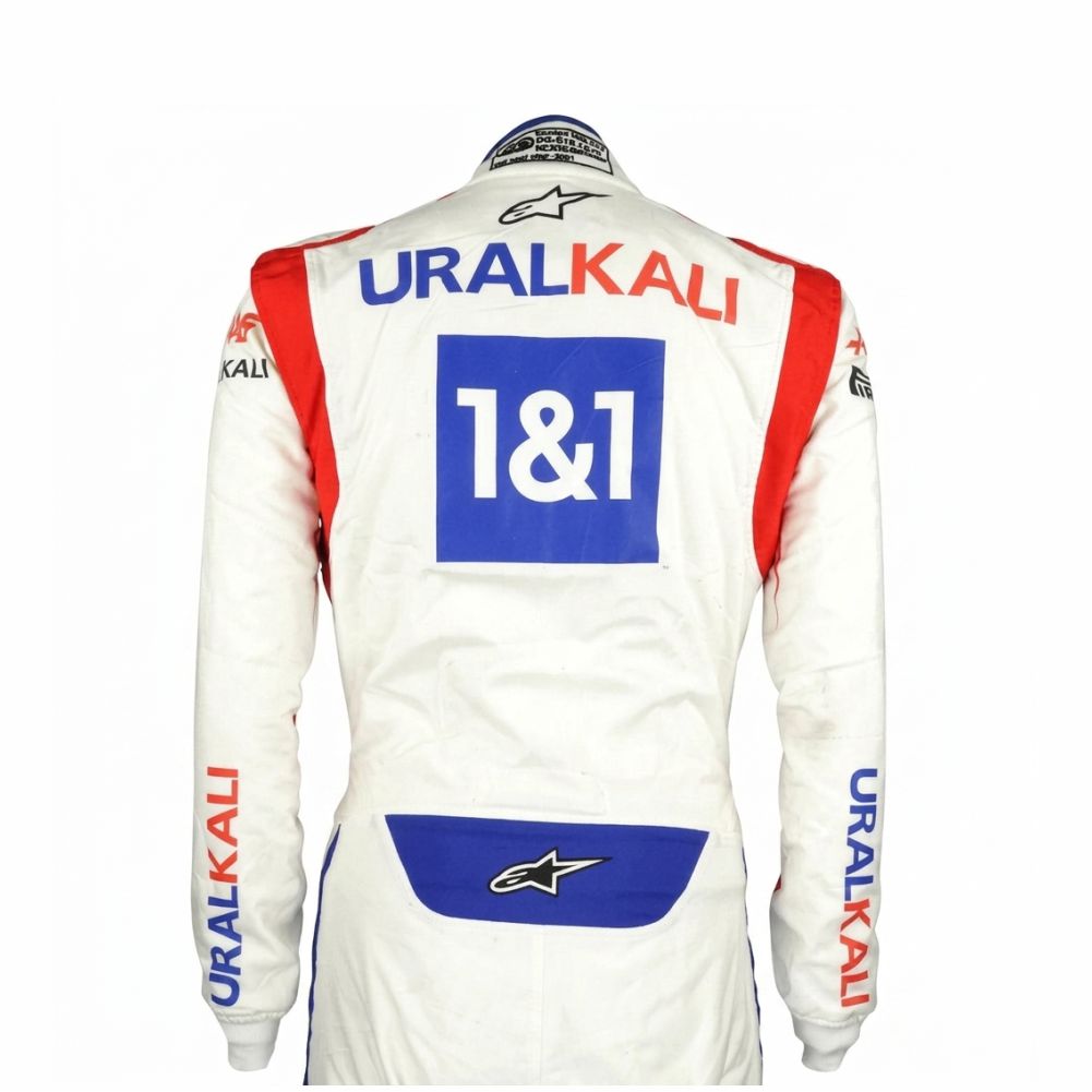 2021 Mick Schumacher Azerbaijan Haas F1 Racing Suit