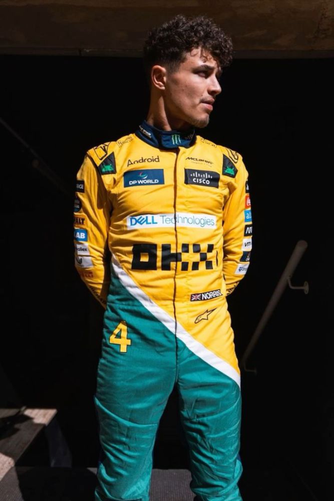 2024 Lando Norris Monaco GP McLaren F1 Racing Suit