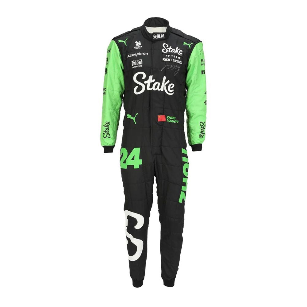 2024 Zhou Guanyu Stake F1 Team Kick Sauber race suit