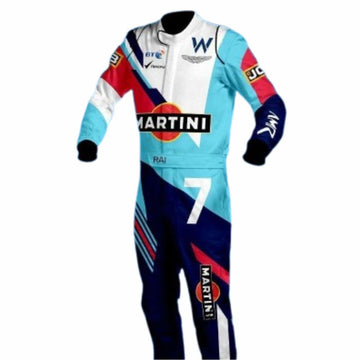 Tuta protettiva da gara con stampa a sublimazione Martini