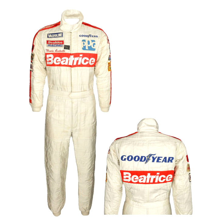 Beatrice Embroidered Protective Clothing Racing Gear Suit