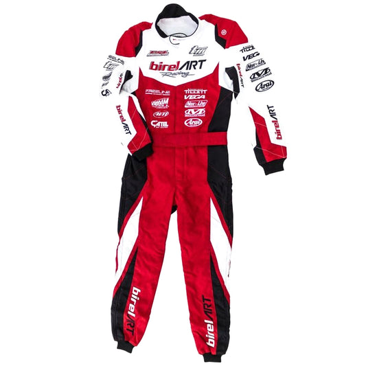 Birel Art Karting Embroidered Racing Protective Clothing Racing Gear Suit