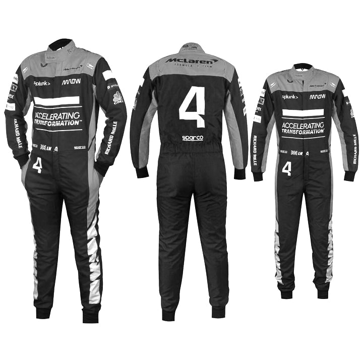 Lando Norris 2025 F1 Team New McLaren Sublimation Printing Protective Racing Gear Suit