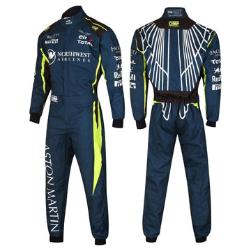 Aston Martin F1 Team Sublimation Printing Protective Clothing Racing Gear Suit