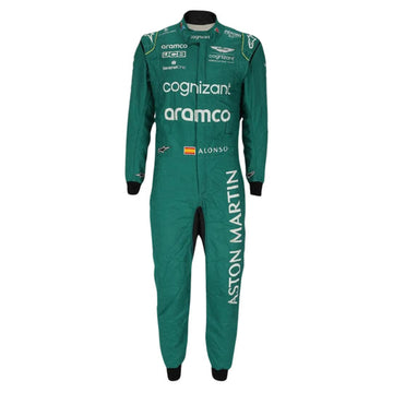 Fernando Alonso Aston Martin Formula One Team Grand Prix Race Suit
