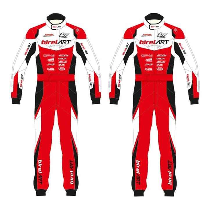 Birel Art Go Kart Racing Sublimation Protective Clothing Racing Gear Suit