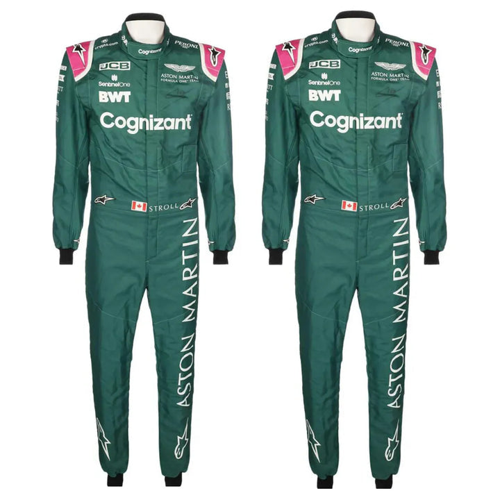 Lance Stroll Aston Martin F1 Team Sublimation Printing Protective Clothing Racing Gear Suit