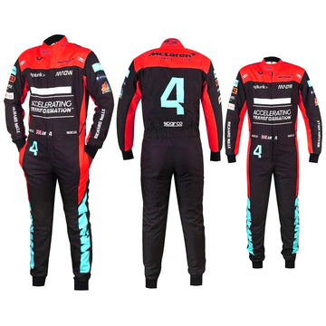 Lando Norris 2025 F1 Team New McLaren Sublimation Printing Protective Racing Gear Suit