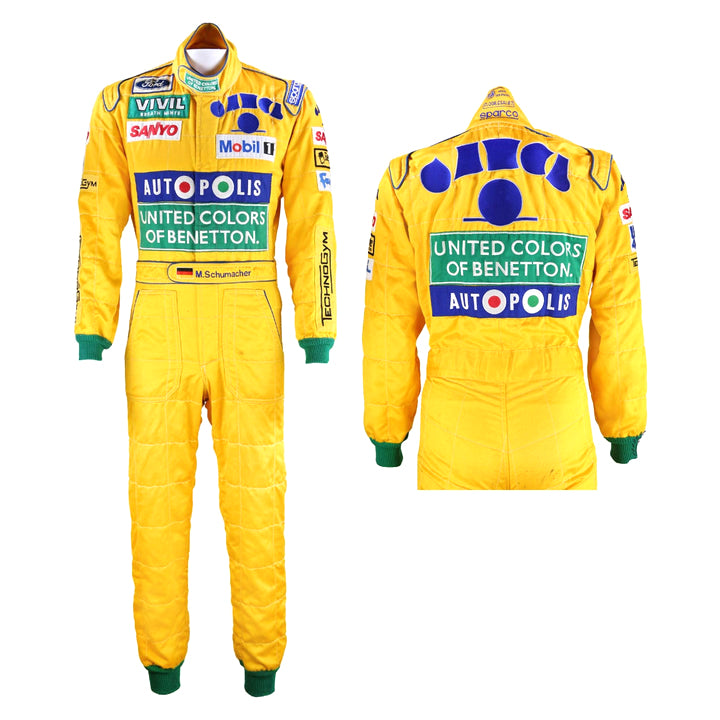 F1 Racing Michael Schumacher Embroidered Protective Racing Gear Suit