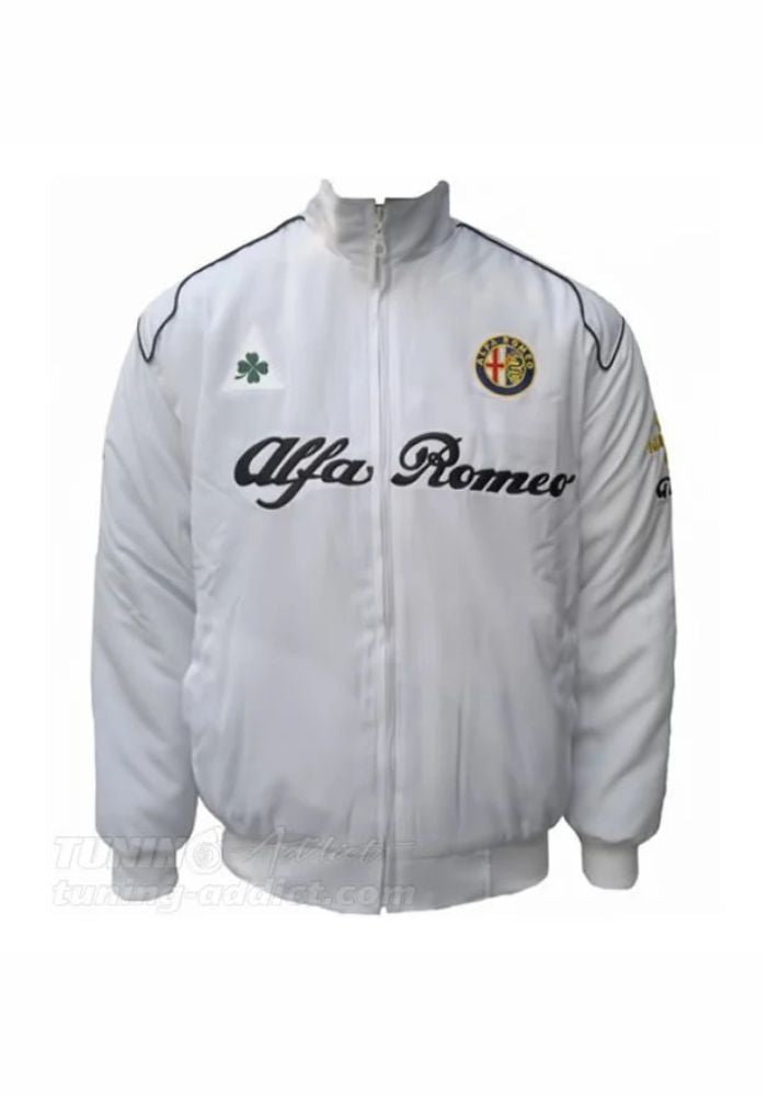 Vintage-Style Alfa Romeo F1 Team Racing Jacket 