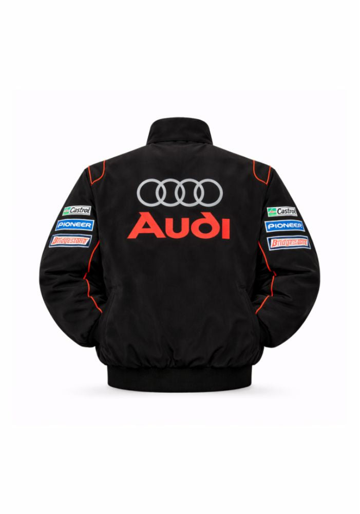 Vintage Audi Sport F1 Racing Bomber Jacket