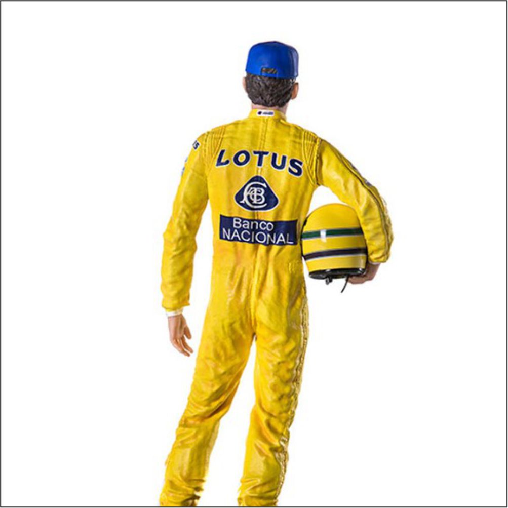 Ayrton Senna 1987 Lotus Limited Edition F1 Racing Vintage Suit
