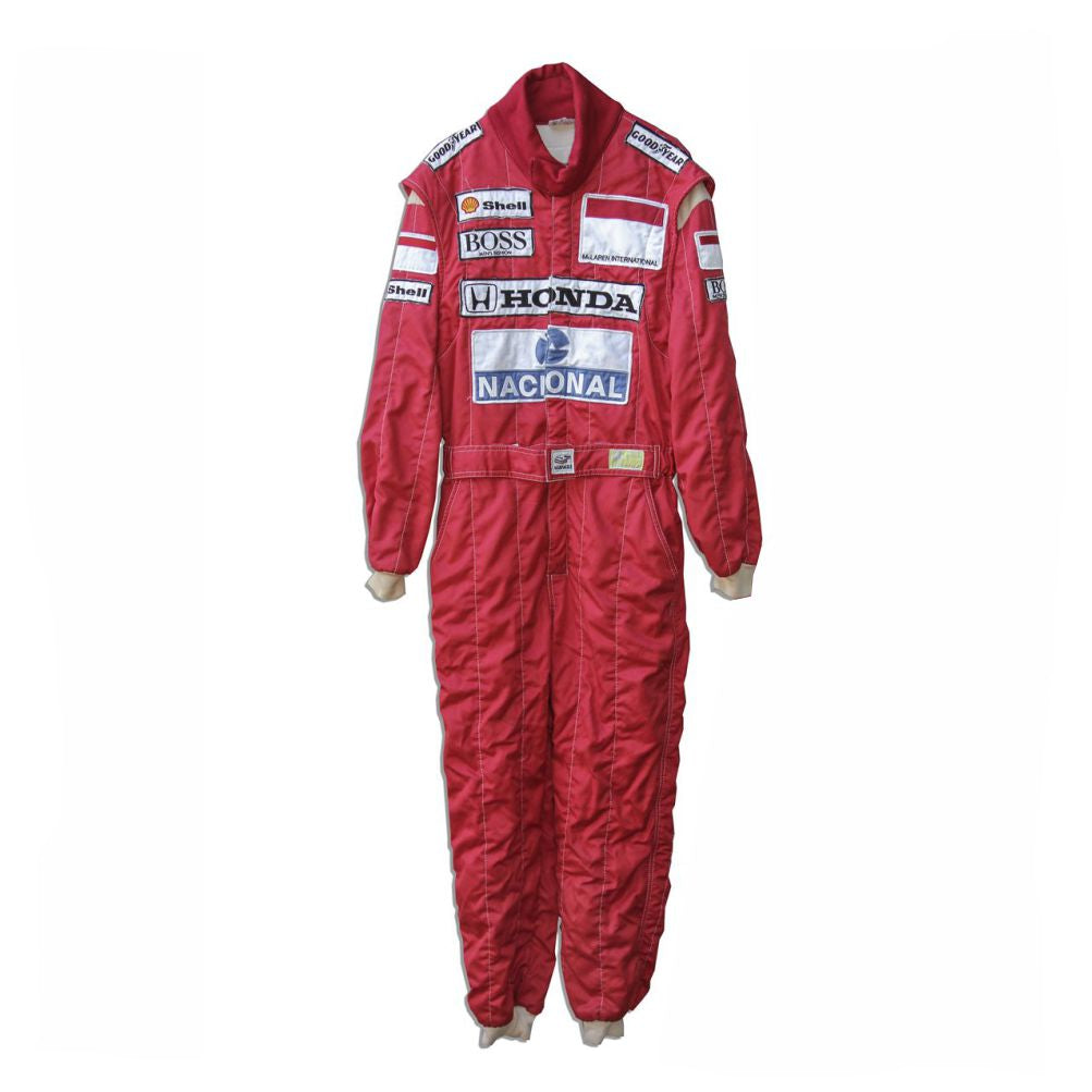 Ayrton Senna 1988 Championship Limited Edition F1 Racing Vintage Suit