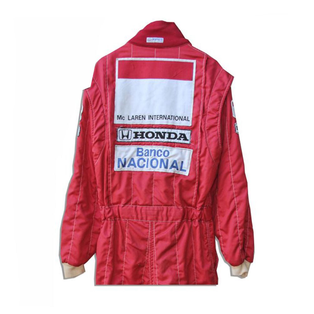 Ayrton Senna 1988 Championship Limited Edition F1 Racing Vintage Suit