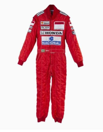 Ayrton Senna F1 Racing Vintage Suit