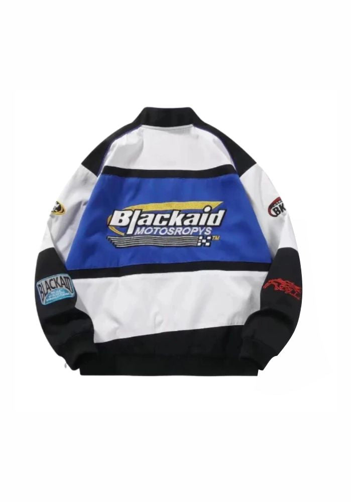 Motorsport-Inspired Blackaid Vintage Racing Bomber Jacket