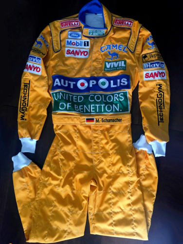 F1 Camel Michael Schumacher - Embroidered Suit, Breathable Fabric, Durable Cordura - Level 2 Approved