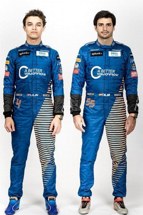 Carlos Sainz Jr. McLaren Lando Norris Racing Suit