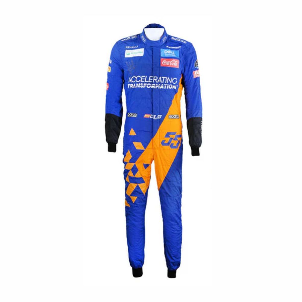 Carlos Saniz 2019 McLaren F1 Racing Suit 