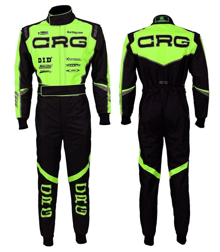 CRG - Go Kart Racing, Embroidered Suit, Breathable Fabric, Durable Cordura - Level 2 Approved