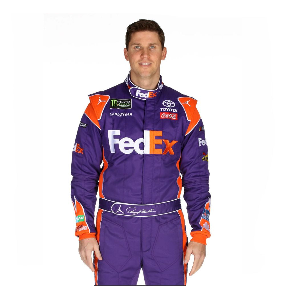 Denny Hamlin FedEx F1 Racing Suit Replica