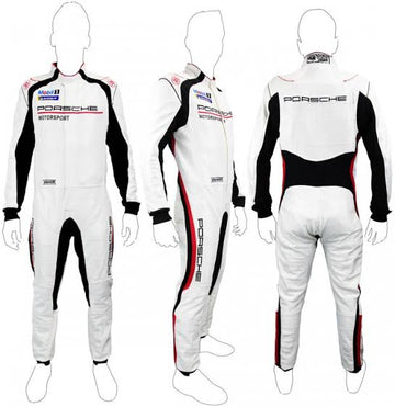 F1 Racing Suit Replica - Motorsport Race Suit La Couture Hybrid, White