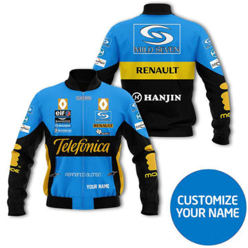 Fernando Alonso Telefonica Renault F1 Team Racing Jacket