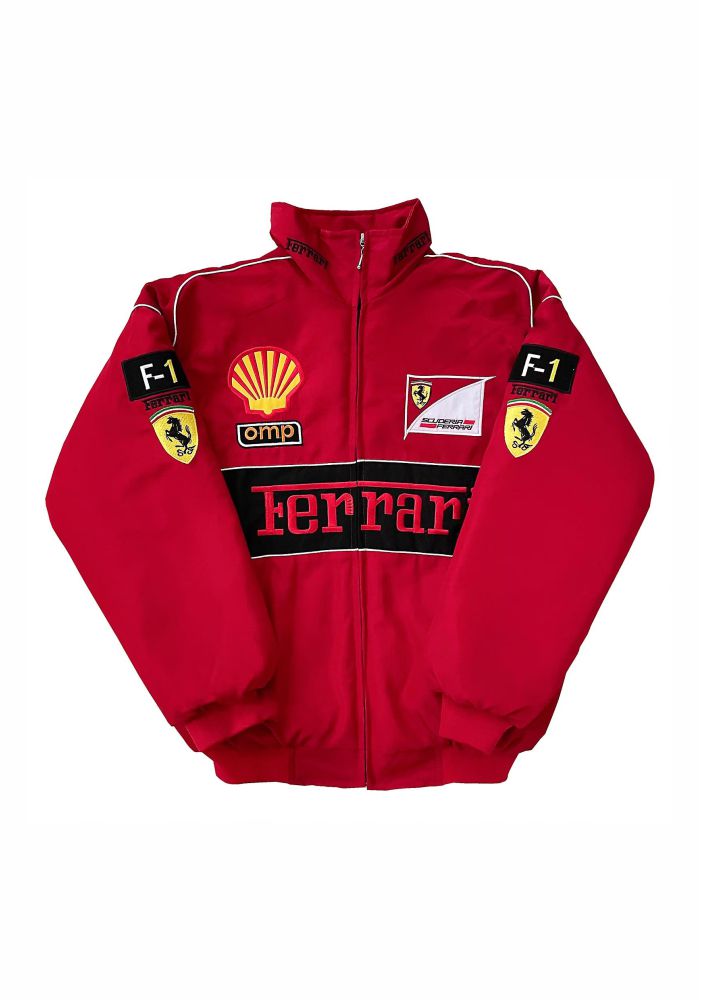 Ferrari OMP F1-Inspired Motorsport Racing Jacket