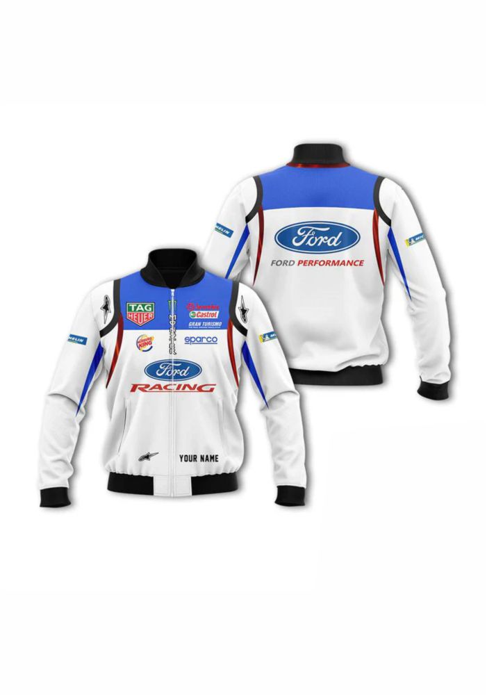 Ford Performance F1 Racing Windproof Bomber Jacket